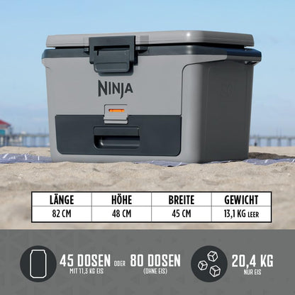 Ninja FrostVault Hard Cooler 47L Kühlbox FB151EUGY - Schiefergrau