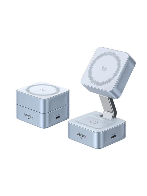 UGREEN MagFlow 2-in-1 MagSafe Qi2 Ladegerät 25W