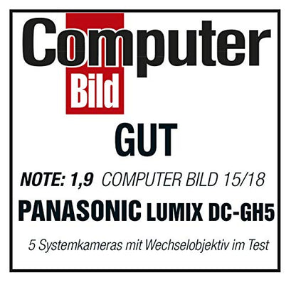 Panasonic LUMIX GH5 4K DSLM Systemkamera - Schwarz