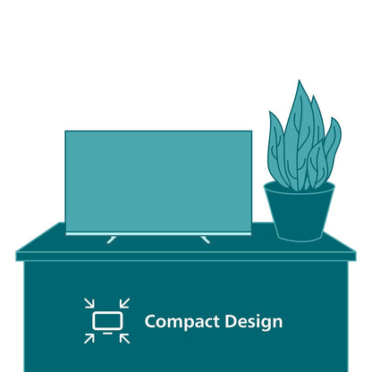 Philips 32PHS6000 HD LED Smart TV 32 Zoll – Titan OS, Pixel Plus