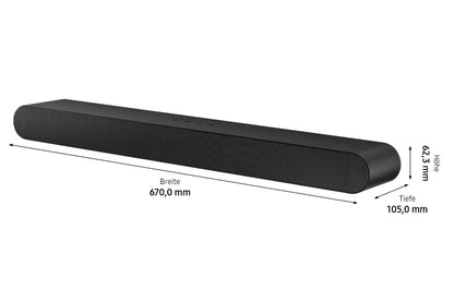 Samsung HW-S56B S-Soundbar - 3.0-Kanal Dolby Atmos Center Speaker