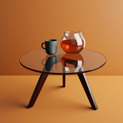 iomangio® Glastischplatte Rund Ø 80 cm – ESG Sicherheitsglas 8mm