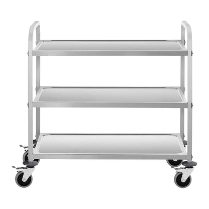 Royal Catering RCSW 3B Servierwagen Edelstahl 3 Borde