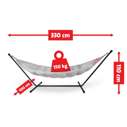 Fatboy® Headdemock Hängematte mit Gestell – Hellgrau
