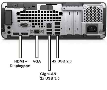 HP ProDesk 600 G4 i7 Business PC - 32GB RAM, 1TB SSD, Win 11