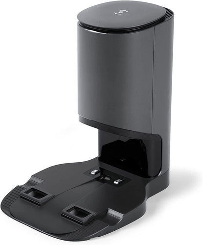 ECOVACS Absaugstation DEEBOT T9 AIVI – Auto-Entleerung Grau. Graue Station zum automatischen Entleeren des Roboterstaubsauger-Staubbehälters.