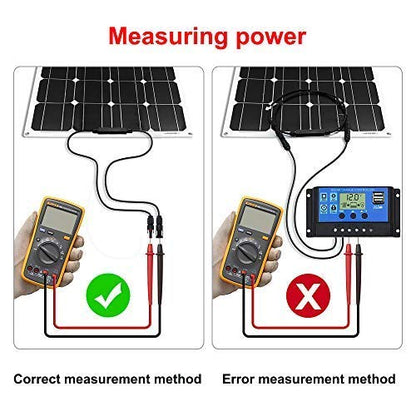 DOKIO 100W Flexibles Solarmodul - Monokristallin 12V