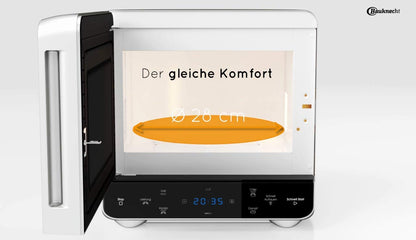 Bauknecht MW 39 WSL Mikrowelle mit Grill und Crisp-Funktion, 13 L