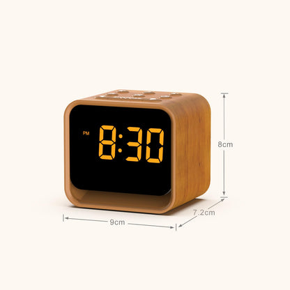 REACHER Radiowecker CR7W – Digitaler FM-Wecker mit Nachtlicht