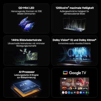 XIAOMI TV S Mini 55 2025 MiniLED QLED TV - 55 Zoll