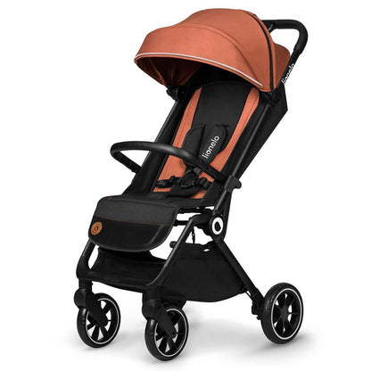 LIONELO Cloe Zusammenklappbarer Kompakt-Kinderwagen - Braun