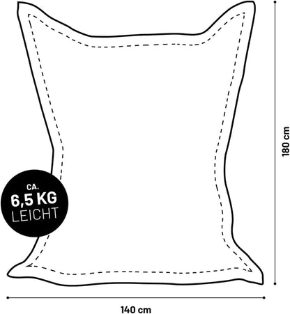 Lumaland Classic XXL Riesensitzsack - All-in-One Set Indoor/Outdoor