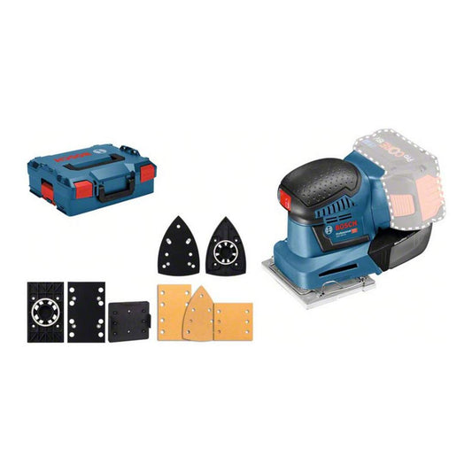 Bosch Professional GSS 18V-10 Akku Schwingschleifer L-BOXX Solo