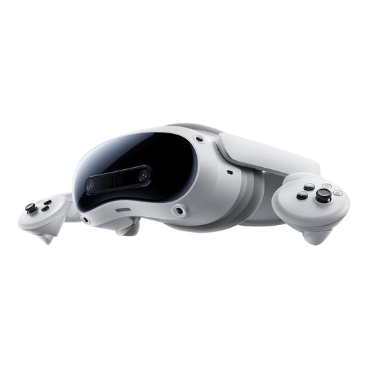 PICO 4 Ultra VR-Headset, ein schwarzes, kompaktes Gerät für immersive virtuelle Realität und Gaming.