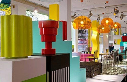 Kartell Colonna Hocker / Beistelltisch aus Technopolymer - rot