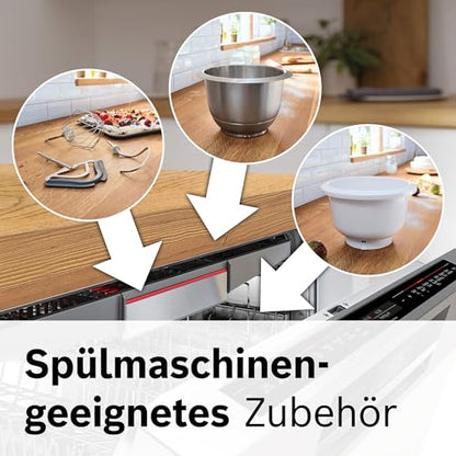 Bosch Küchenmaschine MUM5 MUM5XL72 mit Waage Grau/Silber