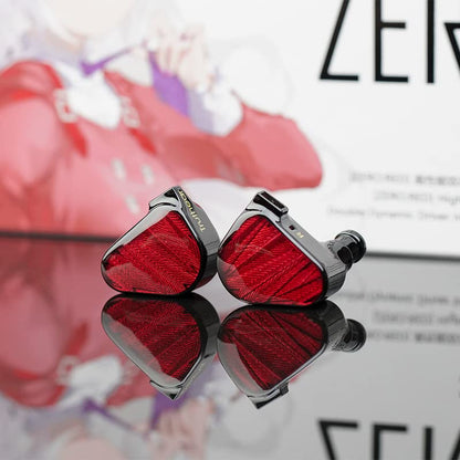 TRUTHEAR x Crinacle ZeroRed Dual Dynamic Treiber In-Ear Kopfhörer - Rot