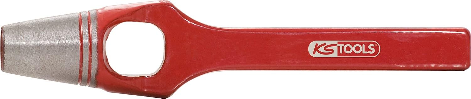 KS Tools 129.2120 Henkel-Locheisen für Stanzarbeiten - 120mm: Ein robustes Stahlwerkzeug zum präzisen Stanzen von Löchern.