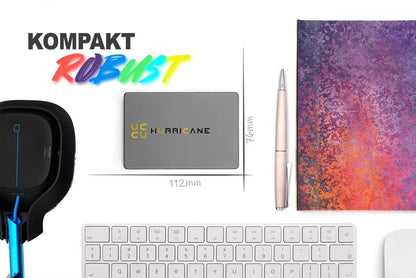 HURRICANE MD25C3 Externe Festplatte 1TB USB-C - Grau