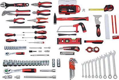 Meister Werkzeugkoffer 131-teilig Alu-Koffer - Modell 8971470