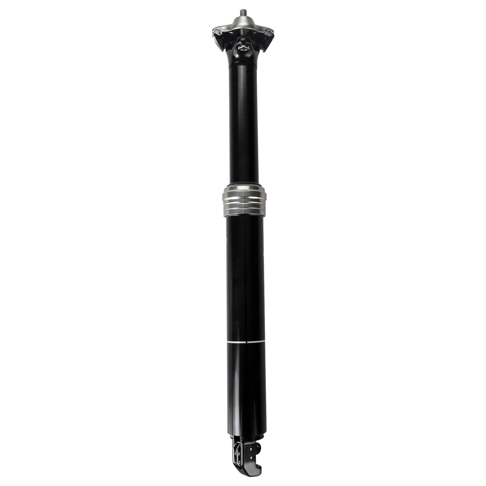 XLC All MTN Teleskopsattelstütze SP-T11 – Schwarz 31,6mm. Zylindrisch, senkt teleskopisch die Sattelhöhe zum Mountainbiken ab.