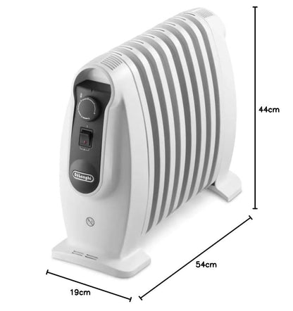 De'Longhi TRNS0808M Ölradiator Heizgerät – 800W Kompakt