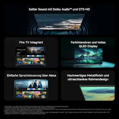 Xiaomi F Pro 32 Zoll QLED Smart TV Fire TV Triple Tuner