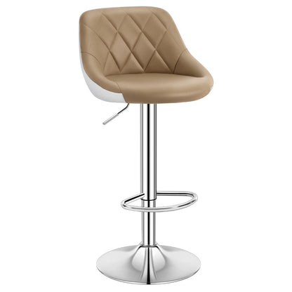 WOLTU BH30kk-2 Barhocker 2er Set – Khaki Kunstleder