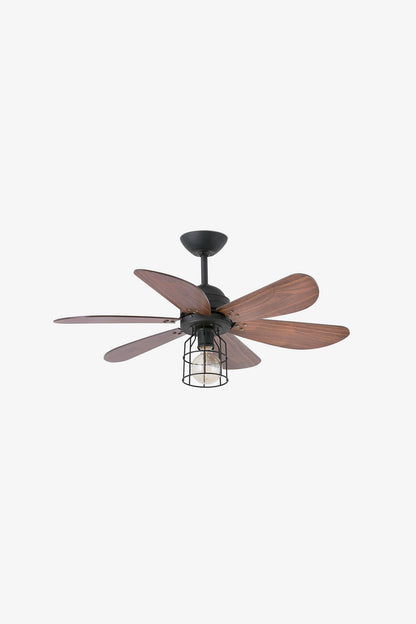 Faro Barcelona Chicago 33703 Deckenventilator Licht - Schwarz 90cm