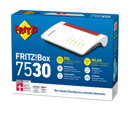 AVM FRITZ!Box 7530 WLAN AC+N Router DSL/VDSL Generalüberholt