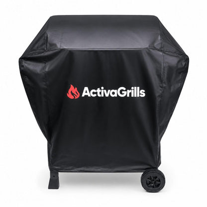 ACTIVA Angular Guss Holzkohlegrill mit Gusseisenrost und Abdeckhaube