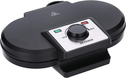 SEVERIN Duo Waffeleisen WA 2106 & Crêpes CM 2198 Set Schwarz