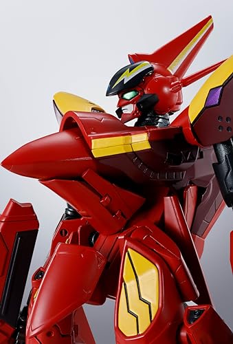 TAMASHII NATIONS Macross 7 VF-19 Custom Fire Valkyrie Actionfigur Hi-Metal R