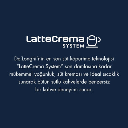 De’Longhi Rivelia Kaffeevollautomat LatteCrema System – Weiss