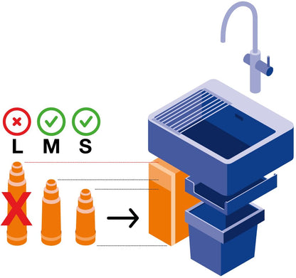 BLANCO Drink Filter Soft Magnesium M – Antikalk Filterkartusche