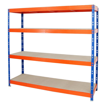 PROREGAL Rhino Schwerlastregal 180x200x60cm 500kg blau/orange