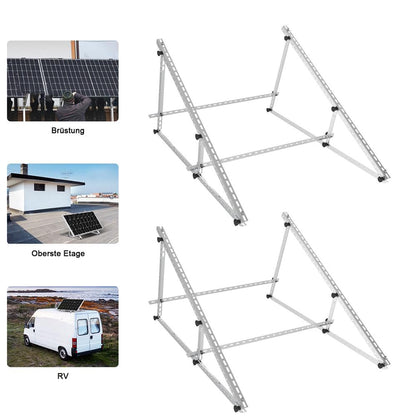 Verstärkte Balkon-Kraftwerk Halterung Alu 118CM 0-90° – 2 Paar