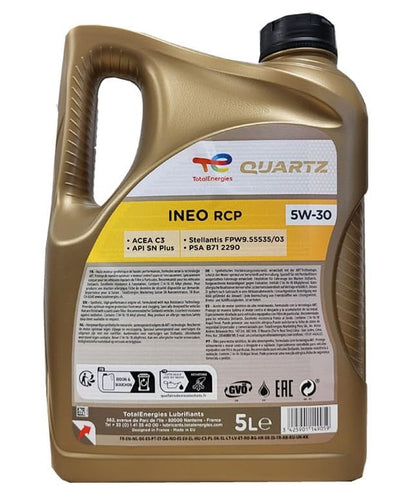 Total Quartz INEO RCP synthetisches Motorenöl - 5W-30 5L