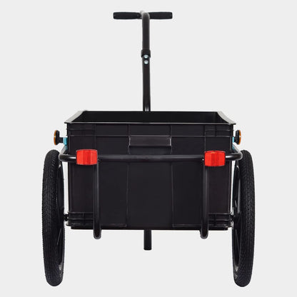 Tiggo Lastenanhänger & Handwagen 2-in-1, 70 Liter Transportbox