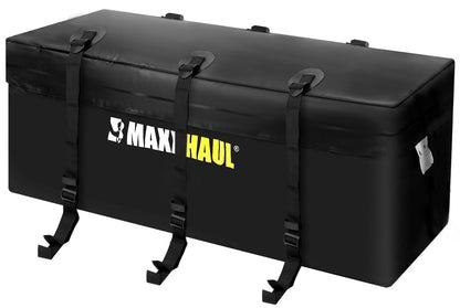 MaxxHaul 70209 Softshell-Gepäcktasche für Anhängerkupplung in Schwarz aus PVC mit Polyester-Verstärkung
