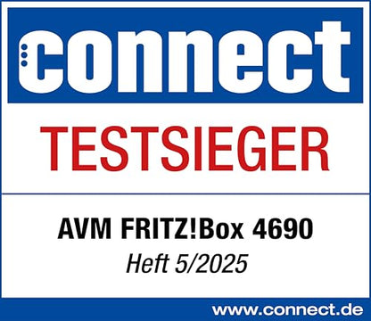 Fritz!Box 4690 Wi-Fi 7 Mesh Router mit 10 Gbit/s - Deutsch