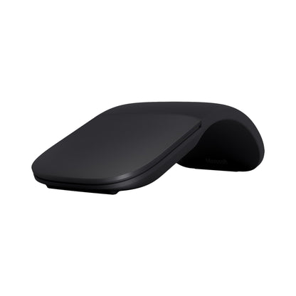 Microsoft Surface Arc Maus – kabellos, faltbar & ergonomisch. Schwarze, faltbare Bogenform-Maus zur präzisen kabellosen Navigation am PC.