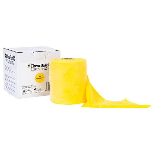 Theraband Widerstandsband Rolle - Gelb (Leicht)