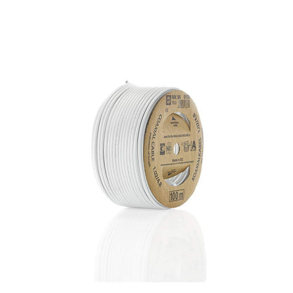 WISI MK 96 A 0250 Antennenkabel 3-fach geschirmt - 250m weiss
