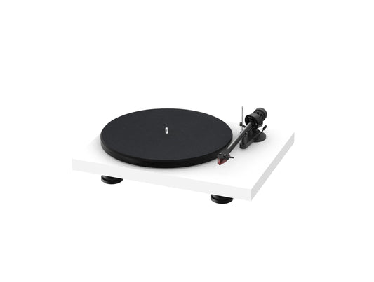Pro-Ject Debut Carbon EVO Plattenspieler - Satin Weiss. Satinweißer Plattenspieler zur präzisen Wiedergabe von Schallplatten.