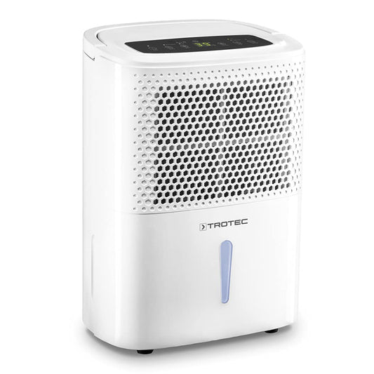 TROTEC TTK 26 E Elektrischer Raumentfeuchter – 10 L/Tag – 15m². Weißer Quader. Entfeuchtet Räume effizient.