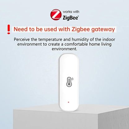 Tuya Smart Raumthermometer Hygrometer Sensor kabellos – 6er Set