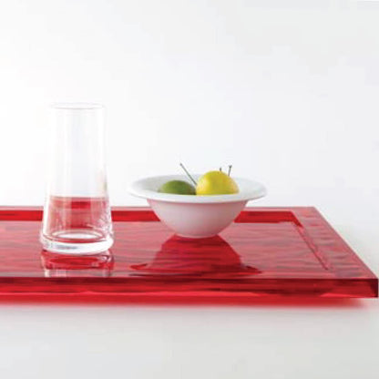 Kartell Dune Serviertablett 01201XX - Chromglanz Optik