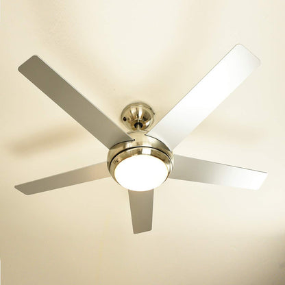 Fresco Deckenventilator 112 cm mit Licht – Nickel gebürstet
