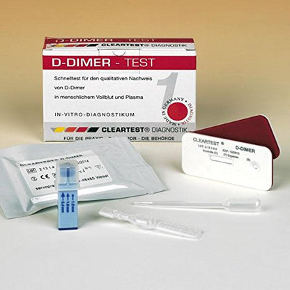 CLEARTEST D-Dimer 6690862 Schnelltest - 10er Pack